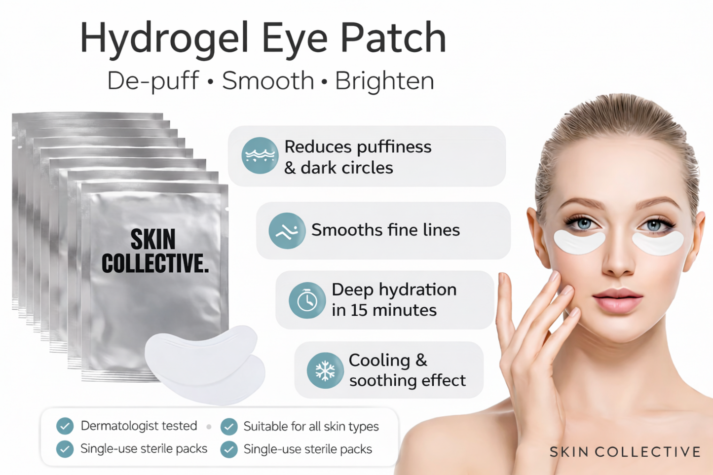 Skin Collective™ Eye Gel Patches (20 Pairs)