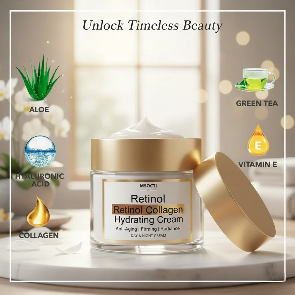 Anti-aging cream without logo and shop now button